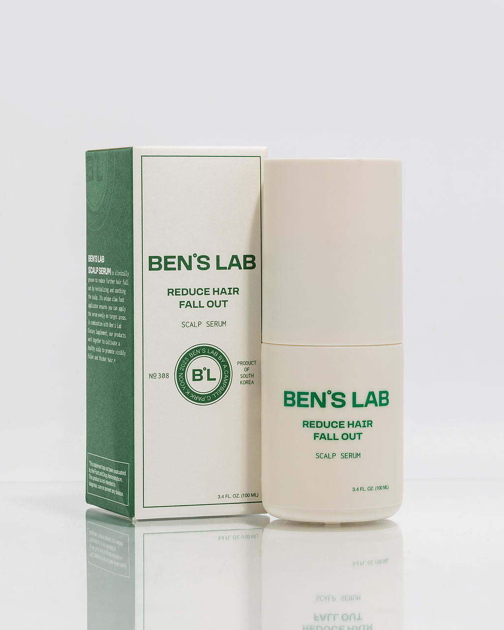 Ben's Lab Scalp Serum Box and Bottle